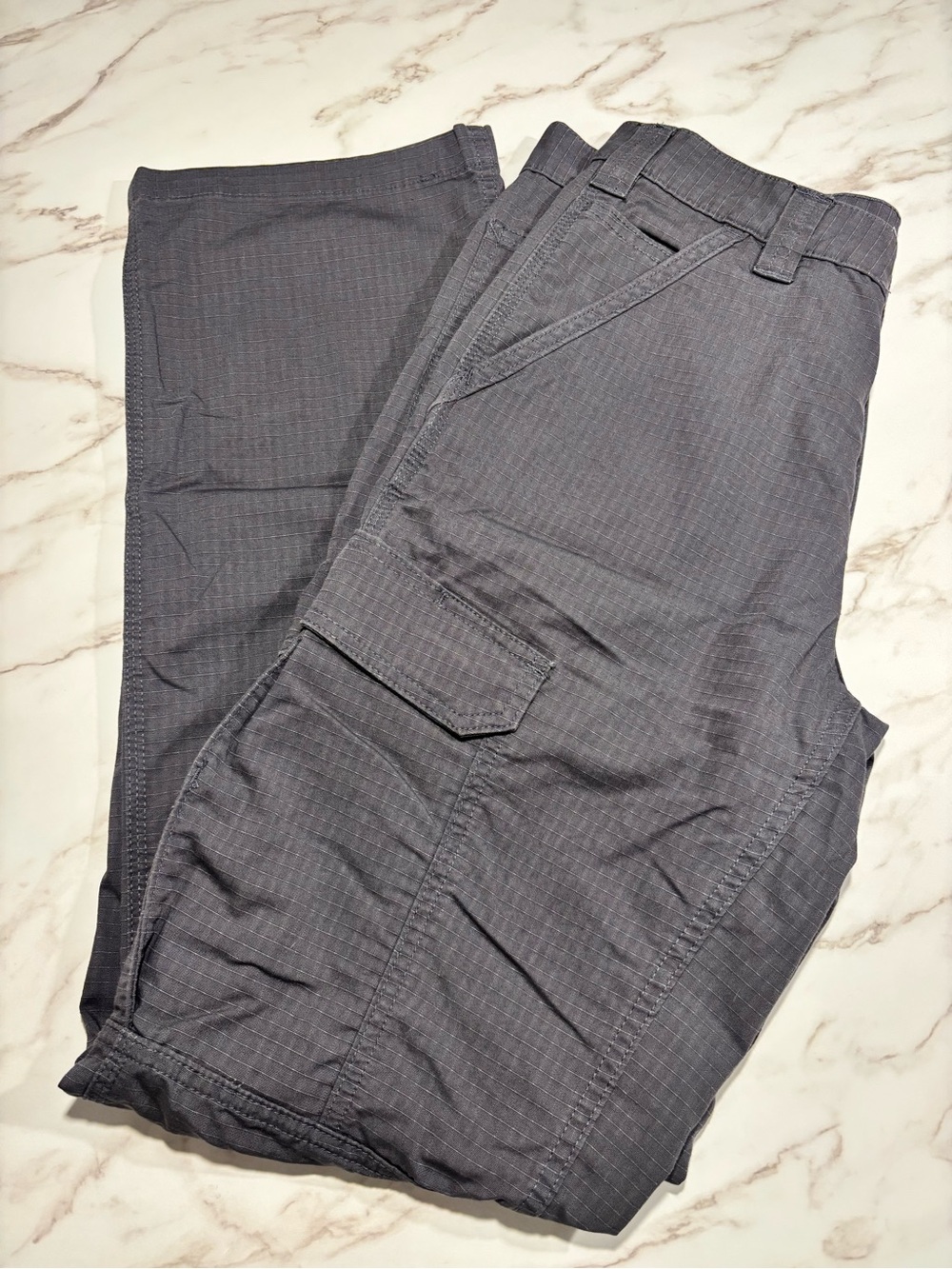 Carhartt Men's Dark Gray Cargo Pants with Utility Pockets